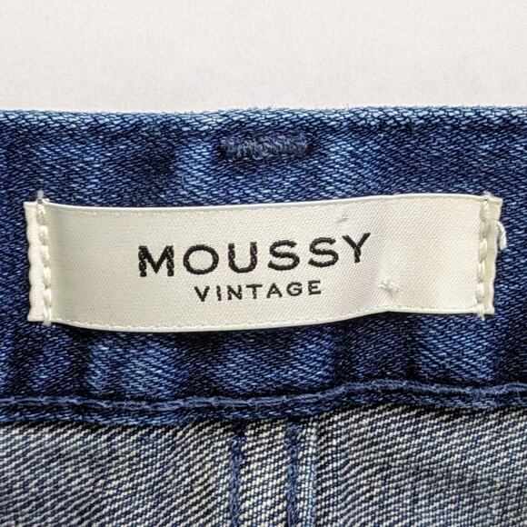 Moussy Vintage Skinny Jeans 27* High Rise Blue Denim Stretch Japanese - Picture 2 of 9